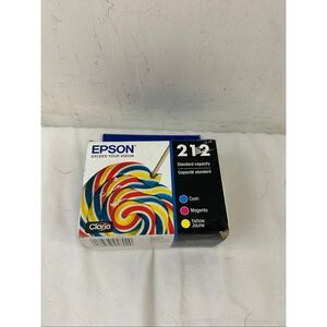 Epson Ink 212 Cyan, Magenta, Yellow 4/2023 sealed